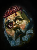 Original brain man oil painting