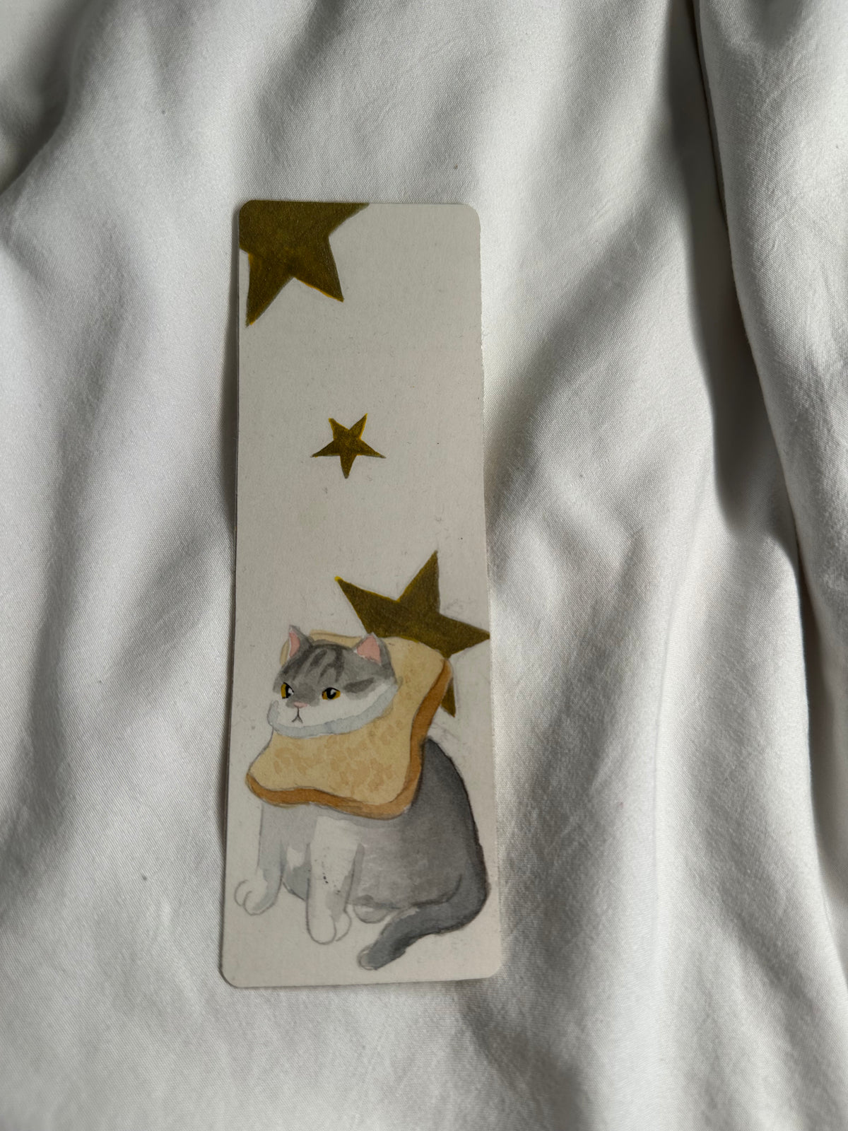 Toast cat bookmark